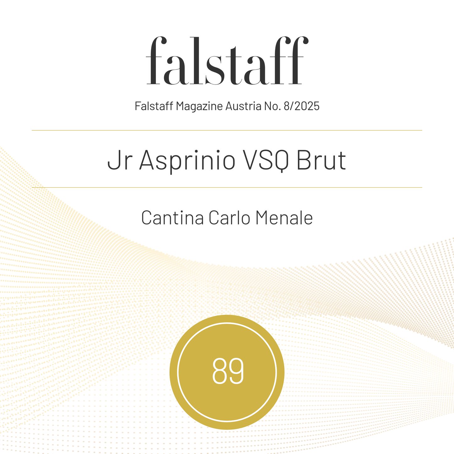 "Jr" Asprinio Spumante brut V.S.Q.
